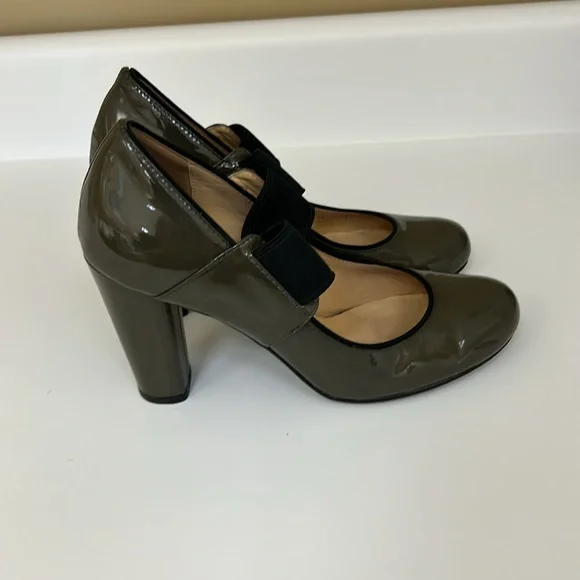 Cole Haan Chunky Heel Mary Jane Pumps Size 7 - Picture 4 of 7